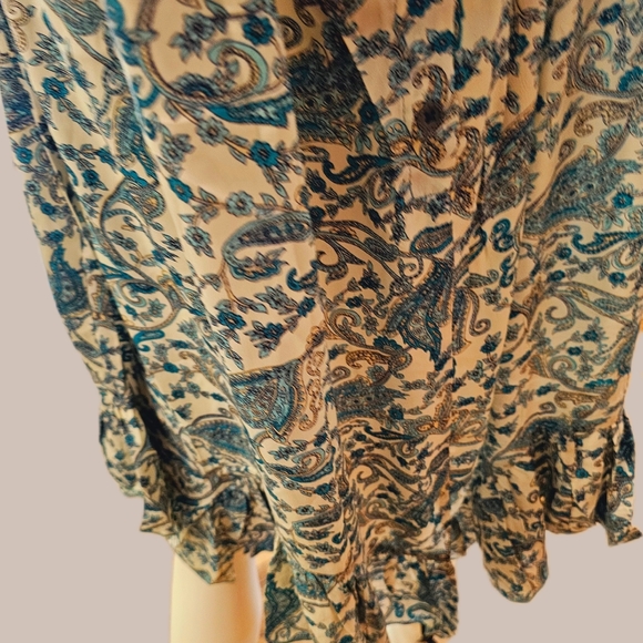 KARMA Hwy *3 Prints Avail* Teal Babydoll Mini Fluffer Dress OS NWT - Picture 8 of 8